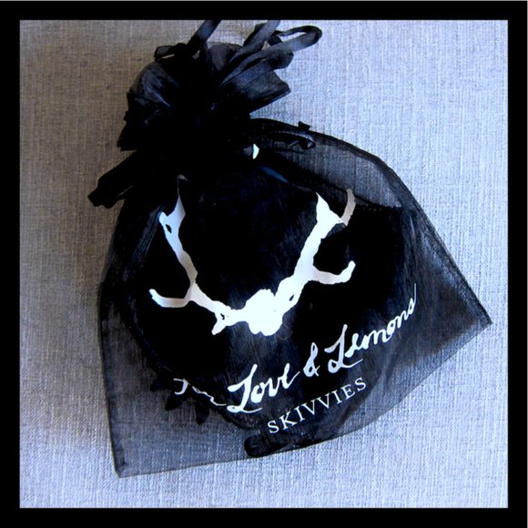 For Love and Lemons SKIVVIES Flower Half Cup Sexy Black Underwire Bra Small - Picture 8 of 9